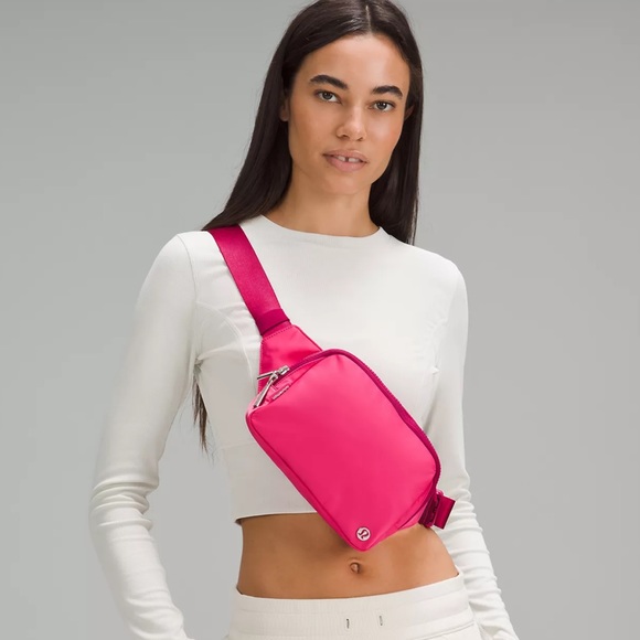 lululemon athletica Handbags - Lululemon Everywhere Belt Bag Raspberry Coulis Wild Berry Large 2L NWT
